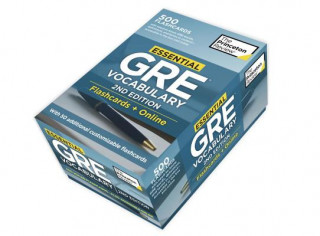 Materiale tipărite Essential GRE Vocabulary, 2nd Edition: Flashcards + Online Princeton Review