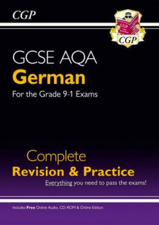 Kniha GCSE German AQA Complete Revision & Practice (with CD & Online Edition) - Grade 9-1 Course CGP Books