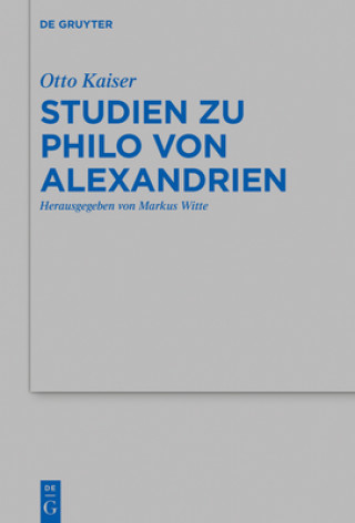 Kniha Studien zu Philo von Alexandrien Otto Kaiser