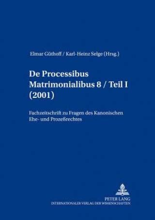 Könyv de Processibus Matrimonialibus Elmar Güthoff