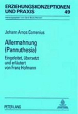 Kniha Allermahnung (Pannuthesia) Franz Hofmann