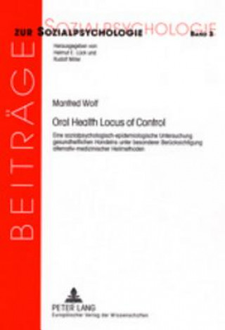 Kniha Oral Health Locus of Control Manfred Wolf