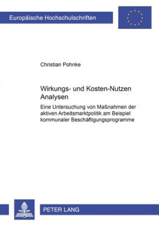 Kniha Wirkungs- Und Kosten-Nutzen Analysen Christian Pohnke