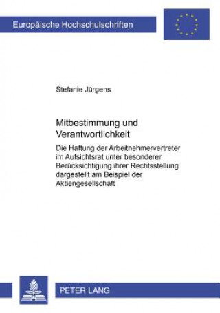 Book Mitbestimmung Und Verantwortlichkeit Stefanie Jürgens