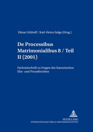 Книга de Processibus Matrimonialibus Elmar Güthoff