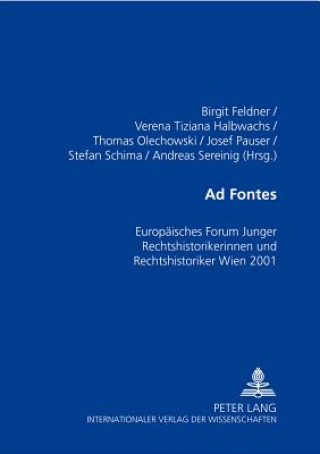 Buch Ad Fontes Thomas Olechowski