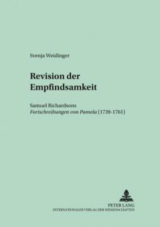 Buch Revision der Empfindsamkeit Svenja Weidinger