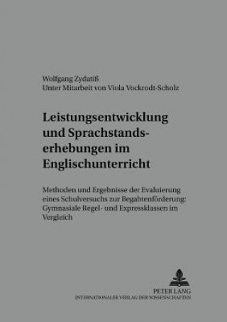 Carte Leistungsentwicklung Und Sprachstandserhebungen Im Englischunterricht Wolfgang Zydatiß