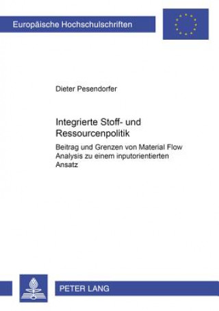 Buch Integrierte Stoff- Und Ressourcenpolitik Assistant Directo Pesendorfer