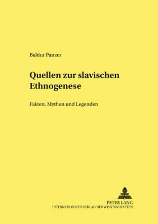 Βιβλίο Quellen Zur Slavischen Ethnogenese Baldur Panzer