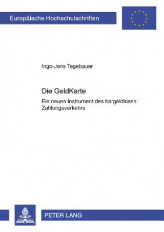 Buch Geldkarte Ingo-Jens Tegebauer