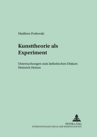 Kniha Kunsttheorie ALS Experiment Madleen Podewski