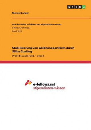 Buch Stabilisierung von Goldnanopartikeln durch Silica Coating Manuel Langer