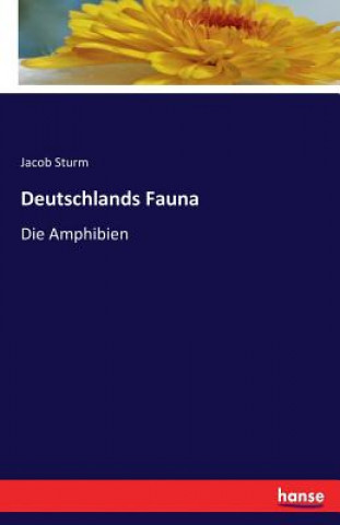 Kniha Deutschlands Fauna Jacob Sturm