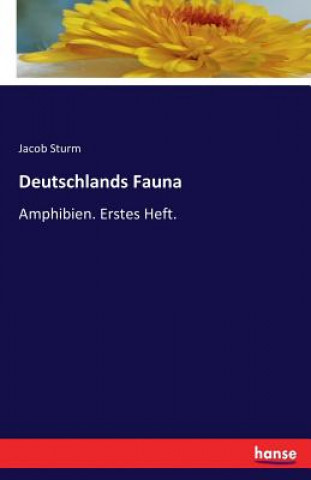 Kniha Deutschlands Fauna Jacob Sturm