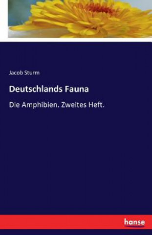 Kniha Deutschlands Fauna Jacob Sturm