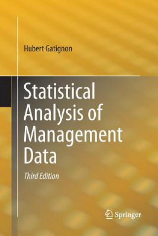 Carte Statistical Analysis of Management Data Hubert Gatignon