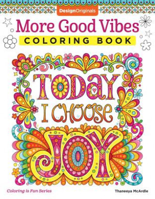 Carte More Good Vibes Coloring Book Thaneeya McArdle