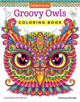 Könyv Groovy Owls Coloring Book Thaneeya McArdle