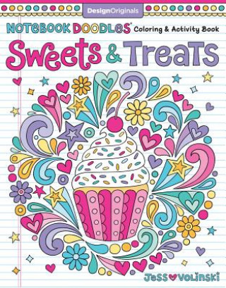Carte Notebook Doodles Sweets & Treats Jess Volinski