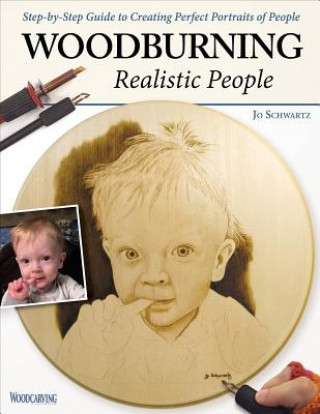 Книга Woodburning Realistic People Jo Schwartz