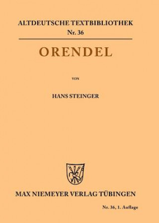 Libro Orendel Hans Steinger