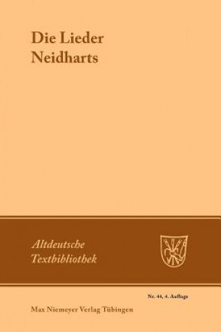Könyv Lieder Neidharts Neidhart von Reuental