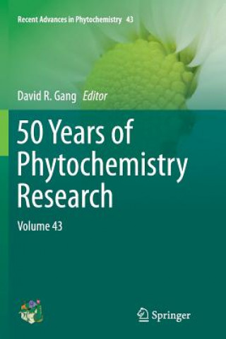 Kniha 50 Years of Phytochemistry Research David R. Gang