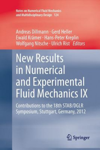 Könyv New Results in Numerical and Experimental Fluid Mechanics IX Andreas Dillmann