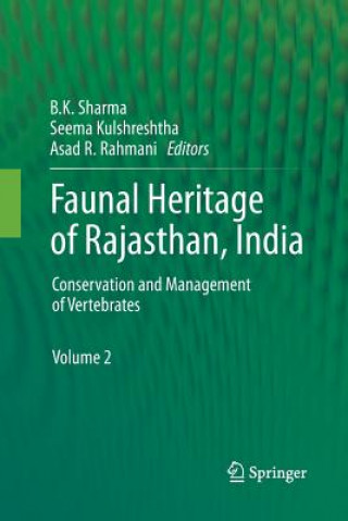 Book Faunal Heritage of Rajasthan, India Seema Kulshreshtha