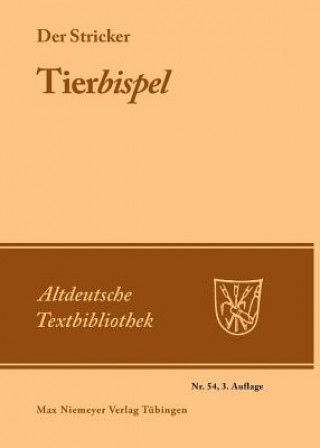 Kniha Tierbispel Der Stricker