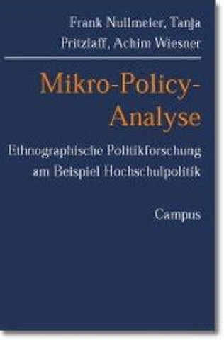 Knjiga Mikro-Policy-Analyse Frank Nullmeier