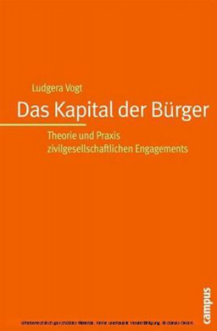 Libro Das Kapital der Bürger Ludgera Vogt