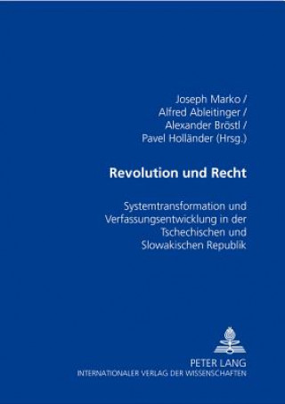 Knjiga Revolution und Recht Joseph Marko