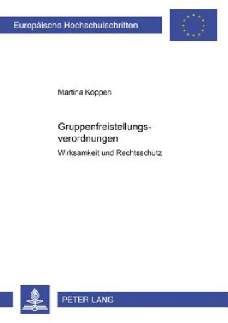 Książka Gruppenfreistellungsverordnungen Martina Köppen