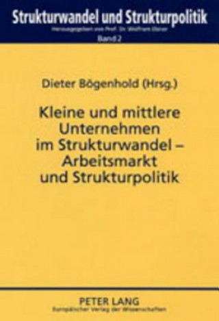 Kniha Kleine und mittlere Unternehmen im Strukturwandel - Arbeitsmarkt und Strukturpolitik Dieter Bögenhold