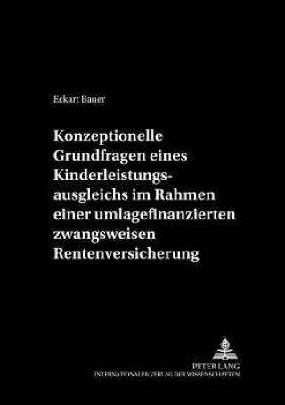 Book Konzeptionelle Grundfragen eines Kinderleistungsausgleichs im Rahmen einer umlagefinanzierten zwangsweisen Rentenversicherung Eckart Bauer