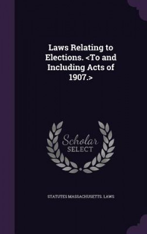 Książka Laws Relating to Elections. Statutes Massachusetts Laws