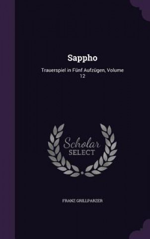 Knjiga Sappho Franz Grillparzer