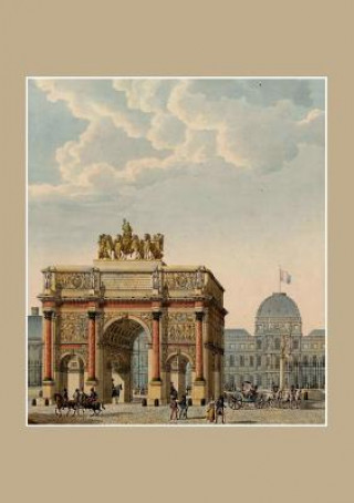 Carte Carnet Blanc, Paris ARC de Triomphe Du Carrousel Percier-C