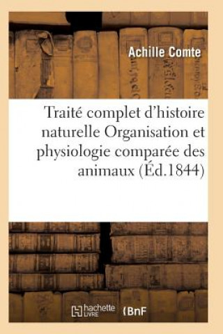 Carte Traite Complet d'Histoire Naturelle Organisation Et Physiologie Comparee Des Animaux Comte-A