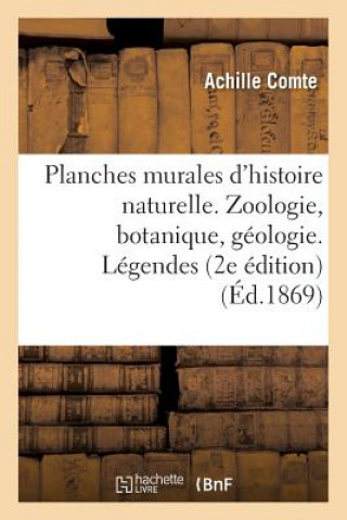 Kniha Planches Murales d'Histoire Naturelle. Zoologie, Botanique, Geologie. Legendes. 2e Edition Publiee Comte-A