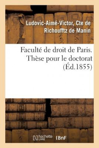 Buch La Compensation: These Pour Le Doctorat De Richoufftz De Manin-L