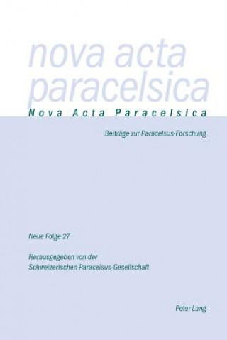 Kniha Nova ACTA Paracelsica 27/2016 Pia Holenstein Weidmann