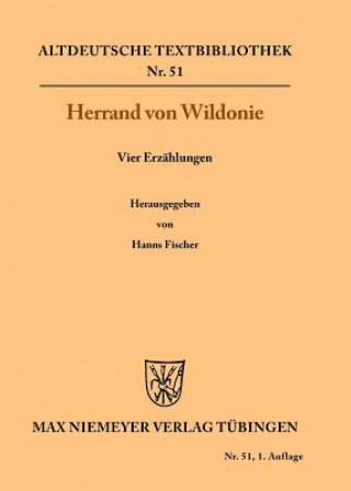 Book Vier Erzahlungen Herrand von Wildonie