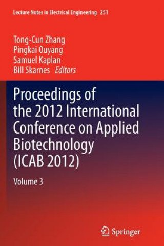 Kniha Proceedings of the 2012 International Conference on Applied Biotechnology (ICAB 2012) Samuel Kaplan