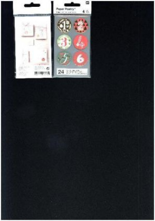 Hra/Hračka Adventskalender Sticker, rot/grün 