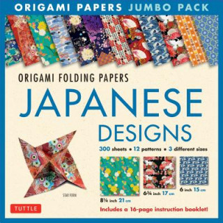 Játék Origami Folding Papers Jumbo Pack: Japanese Designs Tuttle Publishing