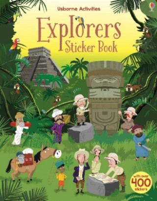 Książka Explorers Sticker Book Fiona Watt