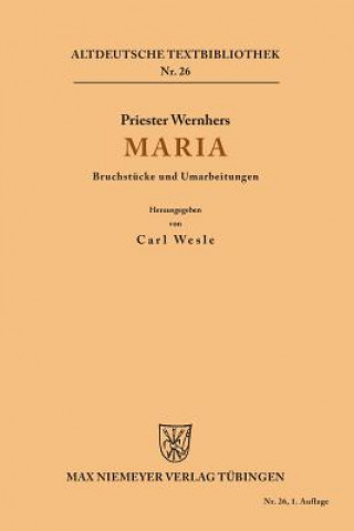 Knjiga Maria Priester Wernher
